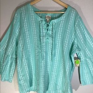 Boho flare sleeve NWT